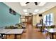 Functional meeting space with tables, chairs, and view of stage, great for events and meetings at 6086 Swallow Dr, Lakeland, FL 33809