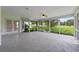 Spacious screened-in patio offering serene outdoor living at 6086 Swallow Dr, Lakeland, FL 33809