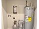 Utility Room with a new hot water heater, water hookups, and room for laundry appliances at 629 W 9Th, Lakeland, FL 33805