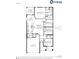 Detailed floorplan showcasing layout of bedrooms, bathrooms, kitchen, and living areas at 7550 Sw 108Th St, Ocala, FL 34476