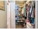 Walk-in closet with shelves, storage, and lots of space to organize and store belongings at 7721 Forest Way, Lakeland, FL 33810
