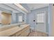 Bathroom featuring a vanity and tiled floors at 7741 Merrily Way, Lakeland, FL 33809