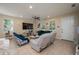 Cozy living room featuring comfortable furniture, modern decor, and a bright, inviting atmosphere at 1105 Watersedge Dr, Lakeland, FL 33801