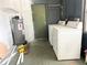 Utility room equipped with washer, dryer and adjacent water heater at 1160 Austin St, Bartow, FL 33830