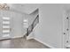 Bright home entryway with stylish floors, and a staircase at 1171 Windjammer Dr, Lakeland, FL 33803