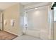 Bathroom featuring a bathtub and shower combo at 1218 Lake Point Ter, Lakeland, FL 33813