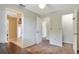 Bedroom with multiple doors and carpeted flooring at 1218 Lake Point Ter, Lakeland, FL 33813