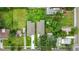 An aerial shot displays two properties with manicured lawns at 1415 S Lincoln Ave, Lakeland, FL 33803