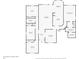 Detailed floorplan of a home showcasing the layout of the rooms, including bedrooms, bathrooms, and living spaces at 1837 Farrington Dr, Lakeland, FL 33809
