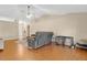 Cozy living room with plush seating, hardwood floors, and neutral décor at 1837 Farrington Dr, Lakeland, FL 33809