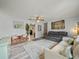 Living room showcasing hardwood flooring at 209 W Crescent Dr, Lakeland, FL 33805