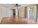 Spacious bedroom with a large closet and sliding glass door to patio at 2173 Castle Pt, Winter Haven, FL 33880