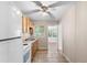 Functional kitchen boasts a tile floor and bright natural light from the window at 236 Hillside Dr, Lakeland, FL 33803