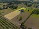 An aerial view showing the property boundaries, land, vegetation, and home at 2500 Brooke Rd, Fort Meade, FL 33841