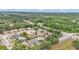 Aerial view of a residential neighborhood featuring tree-lined streets and manicured lawns at 2526 Fabry Cir, Orlando, FL 32817