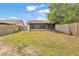 Spacious backyard with a screened patio area, offering plenty of room for outdoor activities and enjoying the surroundings at 2526 Fabry Cir, Orlando, FL 32817