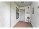 Inviting entryway with charming decor, featuring a gray door and a cozy welcome at 2526 Fabry Cir, Orlando, FL 32817