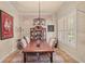 Cozy dining room with traditional decor and a charming rug at 2569 Laurel Glen Dr, Lakeland, FL 33803
