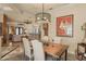 Elegant dining room with stylish chandelier and open layout at 2569 Laurel Glen Dr, Lakeland, FL 33803