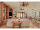 Open-concept living space with stylish furnishings and ample seating at 2569 Laurel Glen Dr, Lakeland, FL 33803