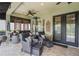 Relaxing outdoor patio with comfortable seating and elegant decor at 2569 Laurel Glen Dr, Lakeland, FL 33803