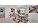 Bright dining room featuring modern decor and ample space for Gathering gatherings and entertaining guests at 2991 Flying Blackbird Rd, Bartow, FL 33830