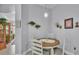 Cozy breakfast nook featuring a round table with seating for four at 3926 Aquilla Dr, Lakeland, FL 33810