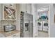 Close-up of kitchen features stainless steel appliances and convenient access to the laundry room at 3926 Aquilla Dr, Lakeland, FL 33810
