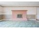 The finished basement showcases a brick fireplace and lots of space at 415 Manor Dr, Bartow, FL 33830