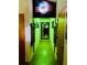 Hallway with custom doors, decor, and rustic accents at 4404 Musket Dr, Lakeland, FL 33810