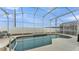 Inviting screened pool area with comfortable lounge chairs for relaxing outdoors at 506 Henley Cir, Davenport, FL 33896