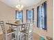 Neutral dining area with natural lighting at 6750 Lemon Tree Dr, Lakeland, FL 33813