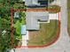This bird's eye view highlights location in an established neighborhood with mature landscaping at 6810 Palomino Dr, Lakeland, FL 33811