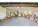 Spacious two-car garage with ample storage space and access to the interior of the house at 1317 Old Polk City Rd, Lakeland, FL 33809
