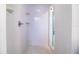Bright tiled shower features include tile flooring, a handheld shower head, and several small built-in shelves at 1328 Edgewater Beach Dr, Lakeland, FL 33805