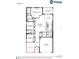 Open-concept floor plan featuring a spacious kitchen, gathering room, Owner's Suite, and Den/Office at 1368 Melrose St, Lake Alfred, FL 33850