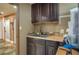 This room features a wash sink and wooden countertop space at 2219 New Jersey Rd, Lakeland, FL 33803