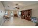 Open living area with a large entertainment center and plenty of natural light at 2219 New Jersey Rd, Lakeland, FL 33803