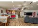 An open-concept living room and kitchen, designed for a comfortable and social atmosphere at 2219 New Jersey Rd, Lakeland, FL 33803