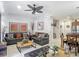 Inviting living room with stylish decor and comfortable seating arrangement at 2683 Corvette Ln, Kissimmee, FL 34746