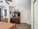 Main bedroom with dresser and closet at 2683 Corvette Ln, Kissimmee, FL 34746