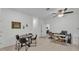 Living space showing a dining table and chairs plus space for a home office or homework area at 280 Pershing St, Bartow, FL 33830