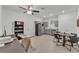 Open concept living space with a kitchenette, dining area, and flexible space for office or recreation at 280 Pershing St, Bartow, FL 33830
