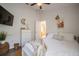Stylishly decorated bedroom offers comfort and style at 3873 Hampton Hills Dr, Lakeland, FL 33810