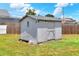 Outdoor storage shed in the back yard at 404 Willow Run, Lakeland, FL 33813