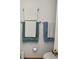 Bathroom showing stacked towels and a toilet roll holder at 417 Yolonda Ct, Lakeland, FL 33809