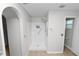 Bathroom with glass-enclosed shower and neutral flooring at 5733 Oakwood Knoll Dr, Lakeland, FL 33811