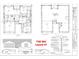 Floor plan and exterior elevations showing dimensions, layout, and construction details for the Ibis Layout #7 at 5909 Cormorant Ct, Lakeland, FL 33809