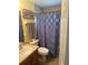 Functional bathroom with a vanity, toilet, and shower/tub combination at 629 N Cleveland Ave, Fort Meade, FL 33841