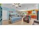 Bright open floor plan integrating kitchen, dining area, and living room at 6435 Sedgeford Dr, Lakeland, FL 33811